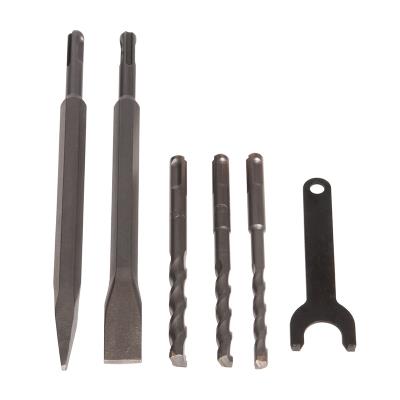 Marteau perforateur burineur SDS-Plus Silverline 850W 3,5J avec accessoires dans une malle